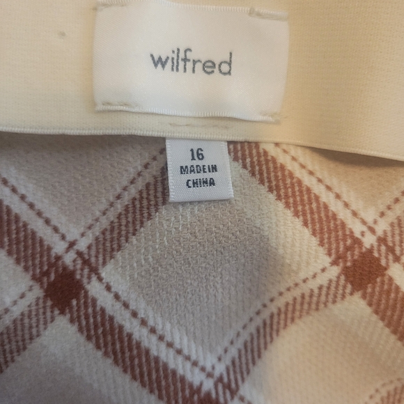 Wilfred Plaid Mini Skirt - Picture 3 of 4